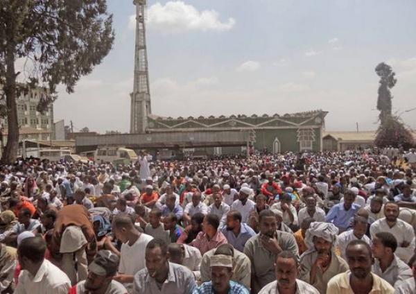 احتجاجات مسلمي إثيوبيا على ممارسات الحكومة القمعية