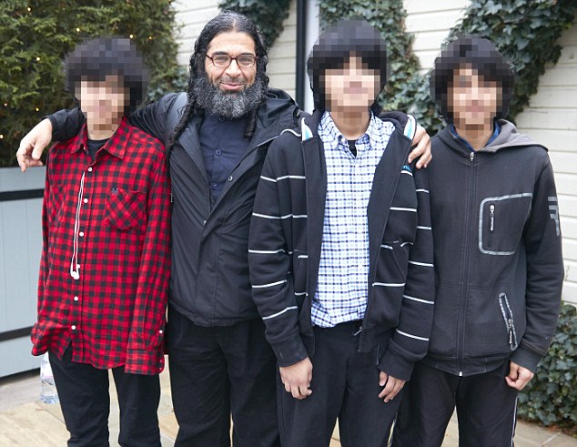 Shaker Aamer with his sons out for a walk. and with David Rose. MAIL ON SUNDAY ONLY Copyright Photo by Les@leswilson.com. - November . 2015 ***Check if sons face's need to be coved*** Allowed to be syndicated BUT all request must go through his lawyers for approval first. His legal representatives are:- Irene Nembhard:- 0207-911-0166 / 07988-399809 And Gareth Pierce:- 0207-911-0166/ 0207-267-9896 / 07774-885130