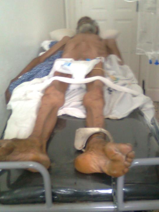 الشيخ محمد أحمد الأزرق في مستشفى شارنيكول